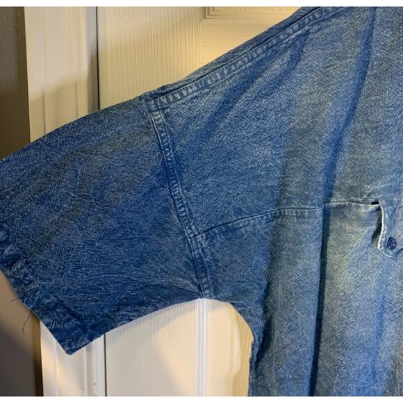 Vintage Midnight Run Women's Chambray Dress Plus Size 2X 22W NEW 100% Cotton - Picture 5 of 10